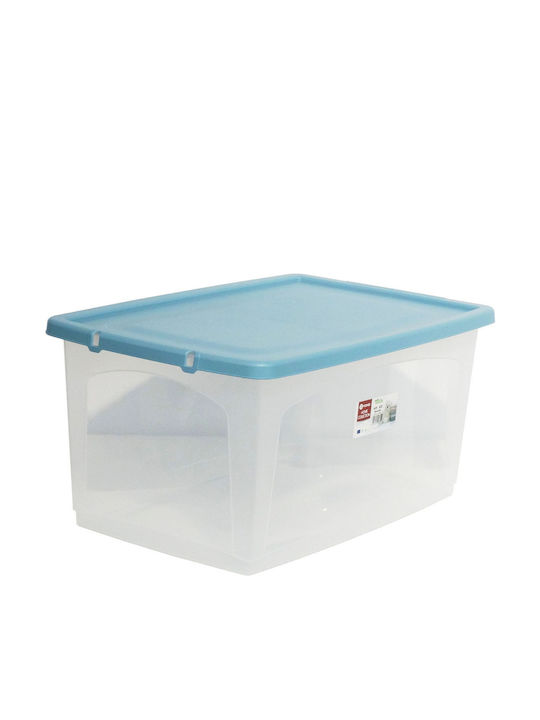 Viomes Plastic Storage Box with Wheels and Lid ...