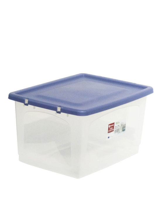 Viomes Plastic Storage Box with Wheels and Lid ...