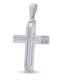 Psomas Men's White Gold Cross 14K