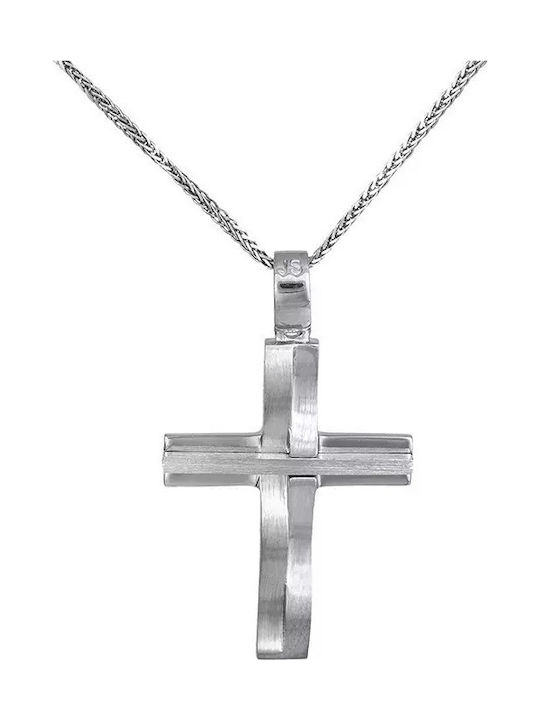 Λευκόχρυσος Σταυρός 14Κ