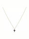 Women's Gold Cross 9K Double Sided with Chain