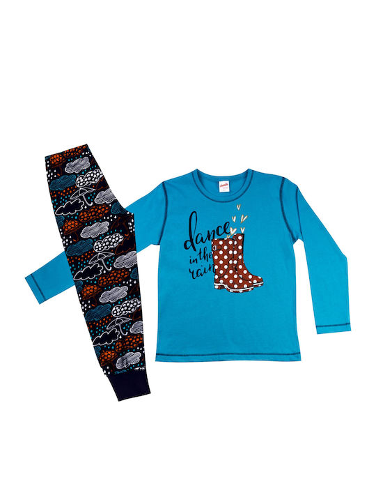 Minerva Kids' Pajamas Πετρολ