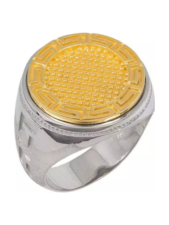 Women's Chevalier Silver Gold Plated Ring