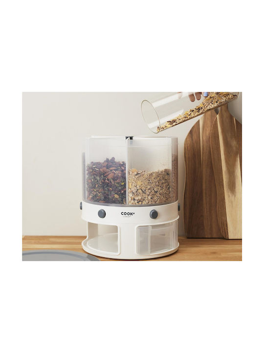 Cook Concept Vase Pasta / Cereals with Lid Glass Transparent 9000ml