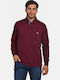 Polo Blouse Burgundy