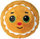Ty Beanie Bouncers Plush Bouncing Ball Christmas Cookie Brown