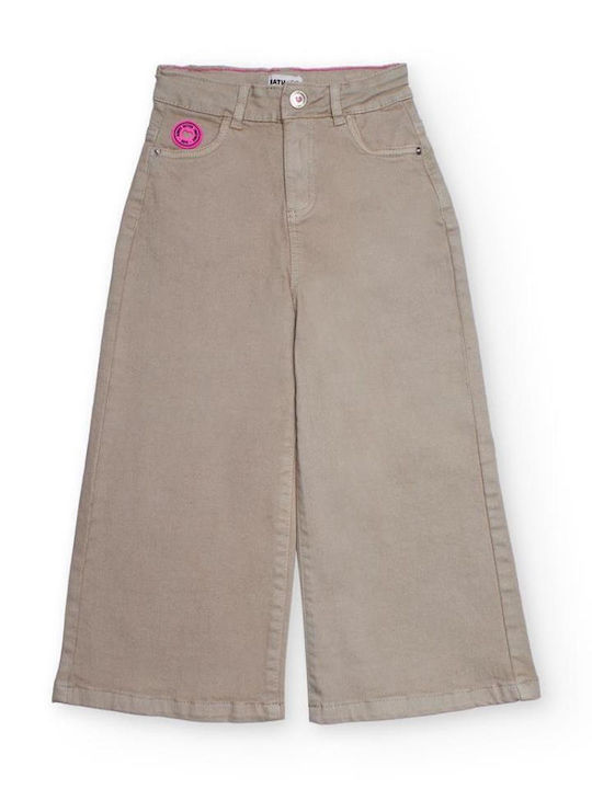Kids Trousers Denim Beige