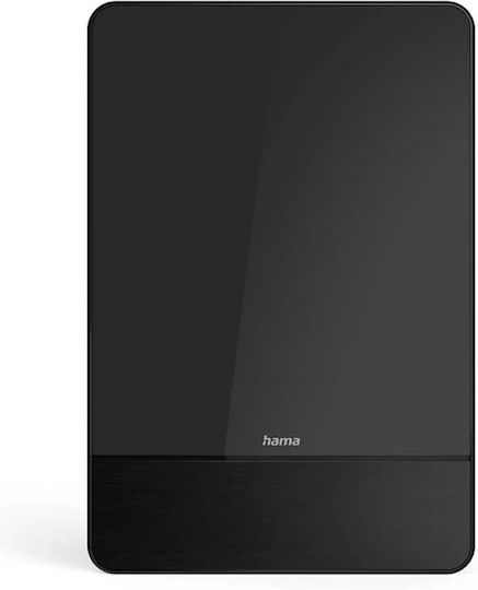 HAMA 00221083 Innere TV-Antenne (Benötigt Strom) Schwarze