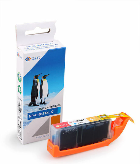 Premium Cartridge G&g Canon Cli-571c Xl Cyan 0332c001 Cli571cxl