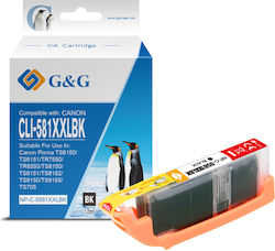 Premium Cartridge G&g Canon Cli-581xxl Bk Black 1998c001 Cli581xxlbk