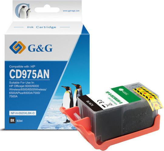 Premium Cartridge G&g 1k Hp 920xl Black Cd975ae Hp920xl