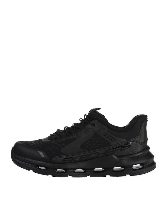 Skechers Παιδικά Sneakers Μαύρα