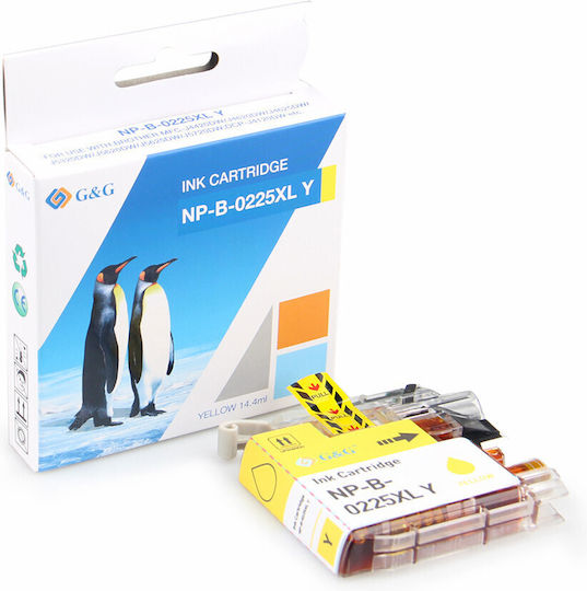 Premium Cartridge G&g 1.2k Brother Lc 225 Xl Yellow Lc-225xly Lc225xly