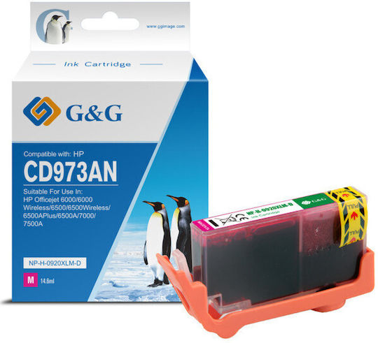 Cartuș Premium G&g 0.7k Hp 920xl Magenta Cd973ae Hp920xl
