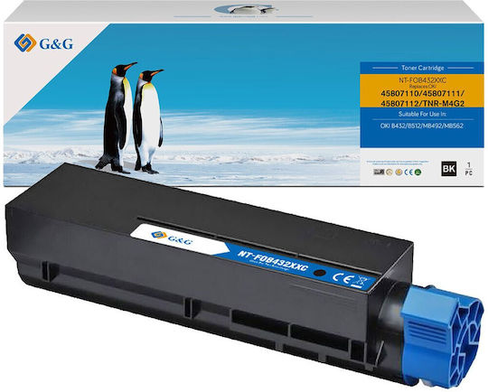 G&g Toner Premium 12k OKI 45807111 Negru