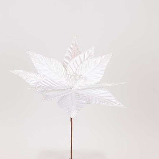 Dekorative künstliche Blume Weiß 30cm Eurolamp
