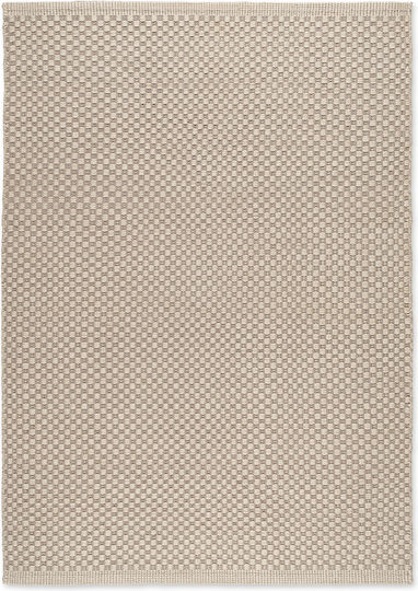 Tapicap Lucrat manual Covor De exterior Rectangular Beige-white
