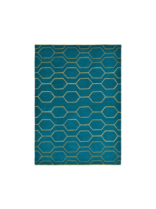 Wedgwood Arris 37307 Lucrat manual Covor Rectangular Teal
