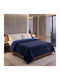 Sherpa Sherpa Blanket Double 220x240cm Dark Blue