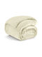 Sherpa Κουβέρτα Fleece Υπέρδιπλη 220x240εκ. Ivory