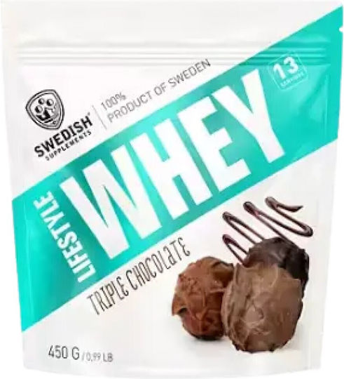 Swedish Supplements Lifestyle Whey Protein Whey with Flavor Triple Chocolate 450gr