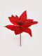 Red Flower Red Beads 27x15cm