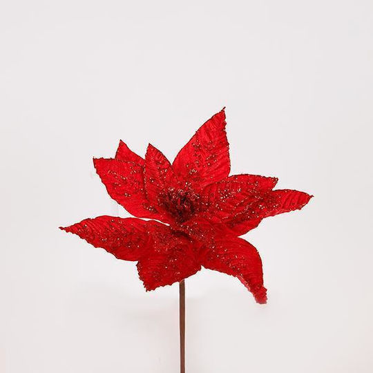 Künstliche Rote Blumen Rote Hanteln 27x15cm
