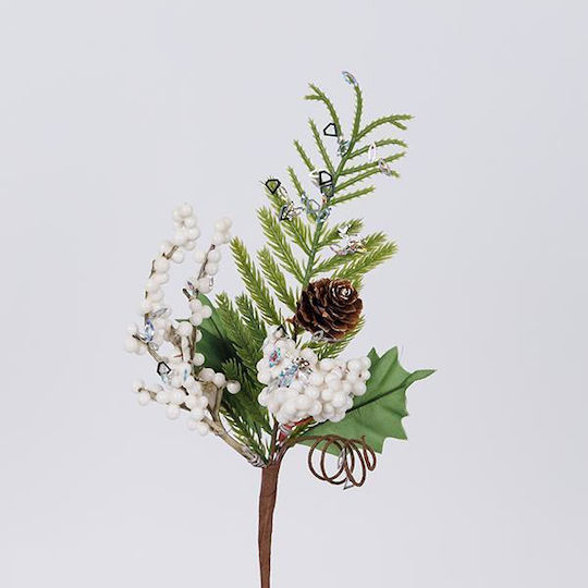 Pikaki White Berries Mimosa 26cm