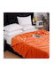 Ehome Sherpa Decke Übergröße 220x240cm Orange LOUTRINI-Orange