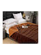 Ehome Sherpa Decke Übergröße 220x240cm Braune