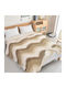 My Home Luxury Κουβέρτα Fleece Υπέρδιπλη 220x240εκ. Εκρού - Μπεζ