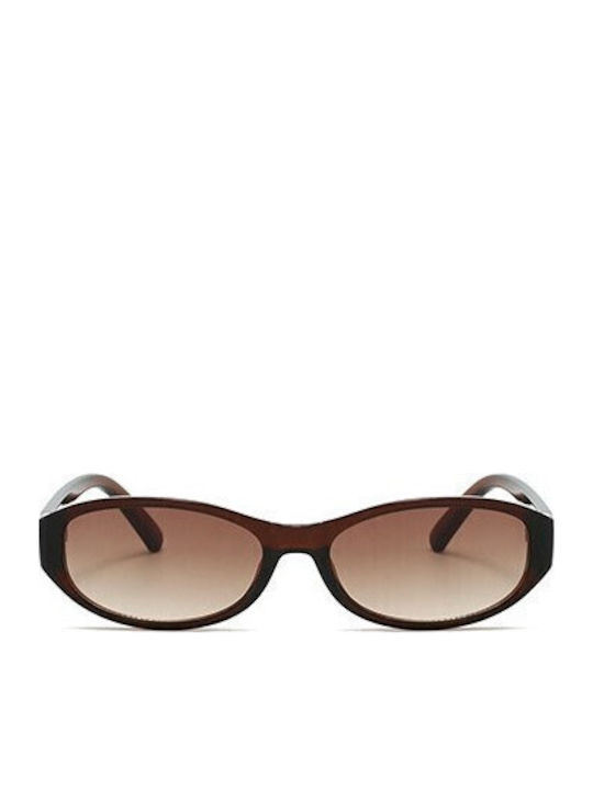 Pervedere Women's Sunglasses with Brown Horn-Ri...