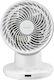 Nakassi Tischgerät Ventilator 35W mit Fernbedienung Weiß