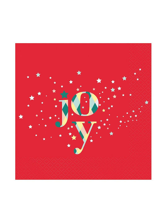 Rote Servietten Joy 20 Stück Rote Servietten Joy 20 Stück