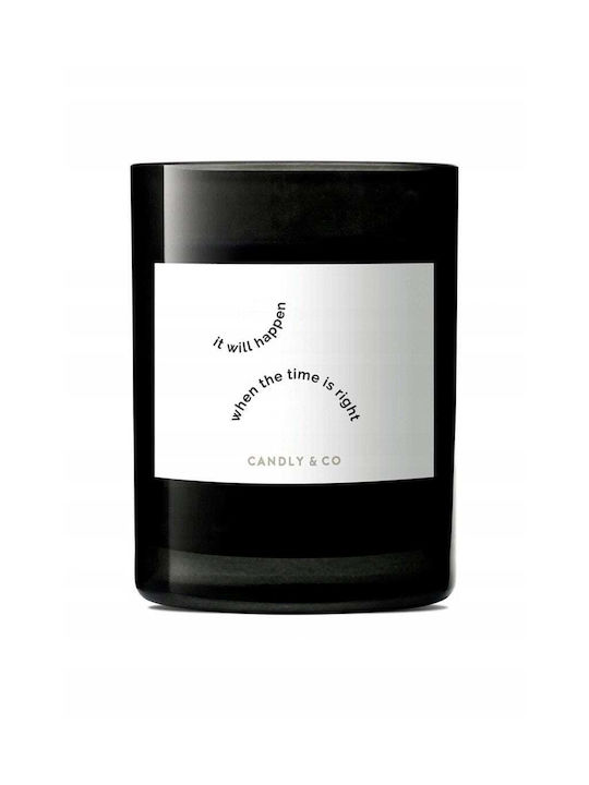 Candly & Co. Κερί Σόγιας σε Βάζο Μαύρο 250gr