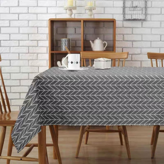 Das Große Tischdecke Mit Stickerei Leinen 140x140cm