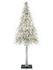 Weihnachtsbaum Beschneit 210cm mit LED-Beleuchtung