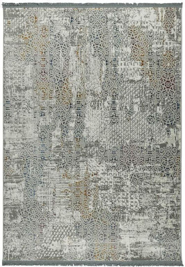 Koulis Carpets Covor Rectangular cu franjuri Gri