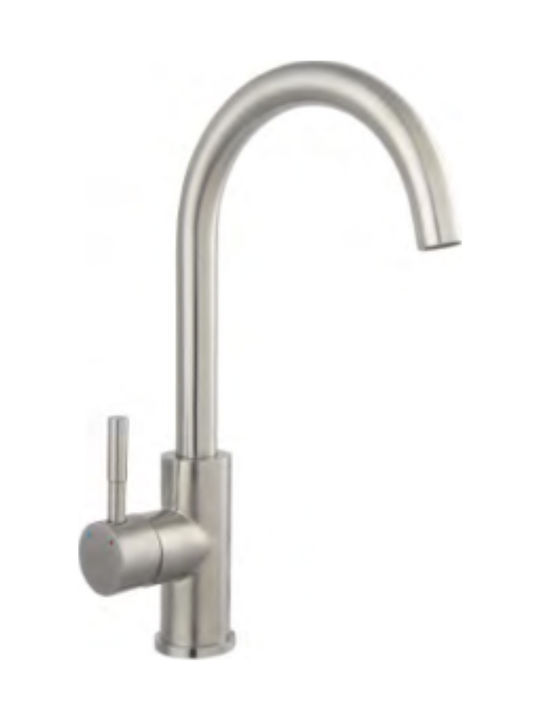 Ferro Camira Kitchen Faucet Counter Silver