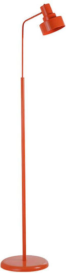Opviq Floor Lamp H157xW30cm. with Socket for Bulb E27 Orange