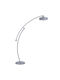Opviq Floor Lamp H155xW30cm. with Socket for Bulb E27 Gray