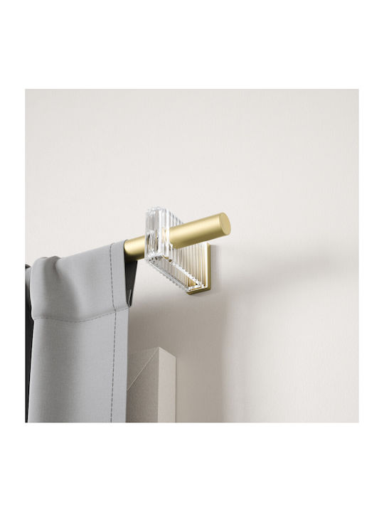 Umbra Extendable Metallic Curtain Pole Flute Si...