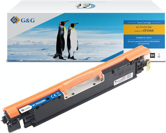 Premium Toner G&g 1.3k HP 130a Schwarzes Cf350a HP130a