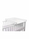 Kidizi Hard Changing Pad made of Wood White for Bed 55x77cm