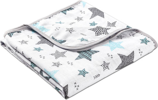 Kidizi Blanket Nursery Swaddling Blankets Cotton Green 120x120cm