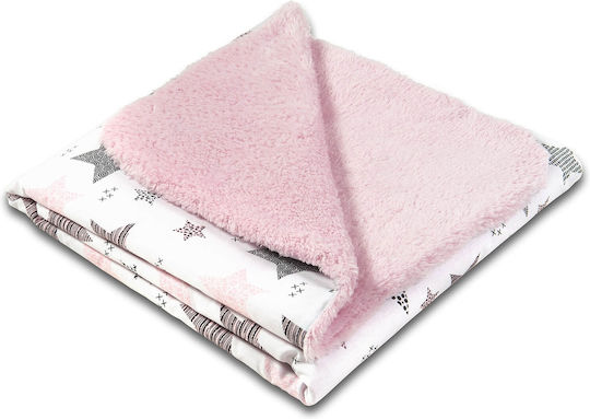 Kidizi Decke Wickeltücher für Kinderzimmer Baumwolle Rosa 100x78cm