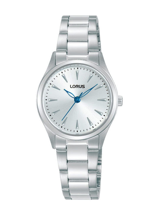 Lorus Γυναικείο Ρολόι 26.5mm Μπαταρίας με Ασημί...
