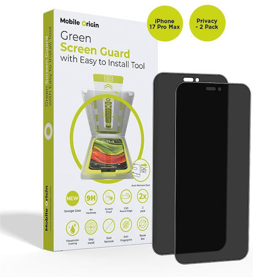 Mobile Origin Privacy Screen Protector 2τμχ (iPhone 17 / 17 Pro / 16 Pro)