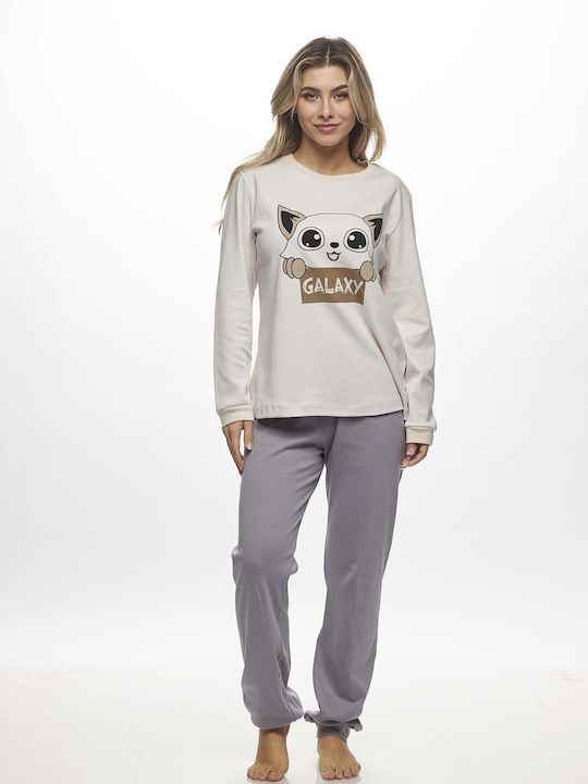Galaxy Winter Women's Pyjama Set Ice