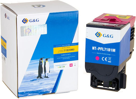 Toner Premium G&g 2.3k Lexmark 71b20m0 Magenta Program de Return